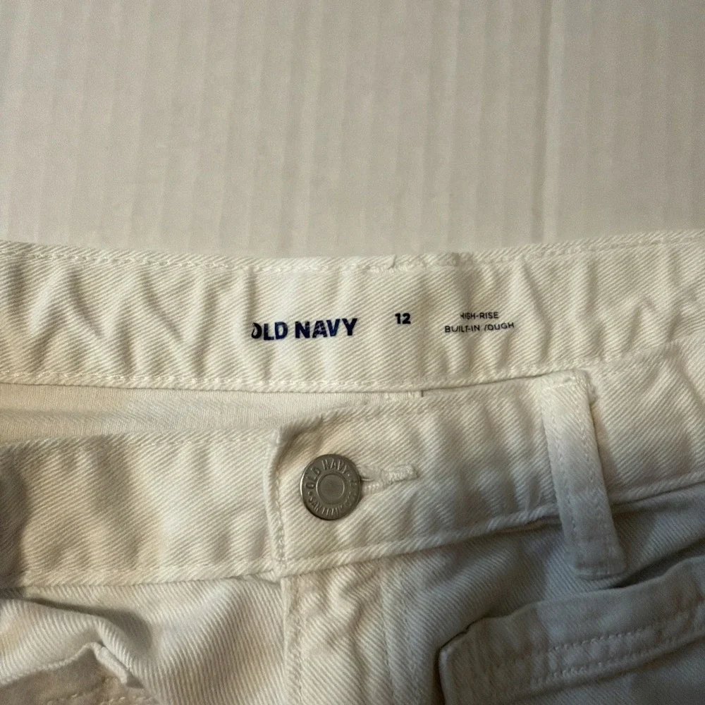 Old Navy Girls Denim Shorts - 12 - White
